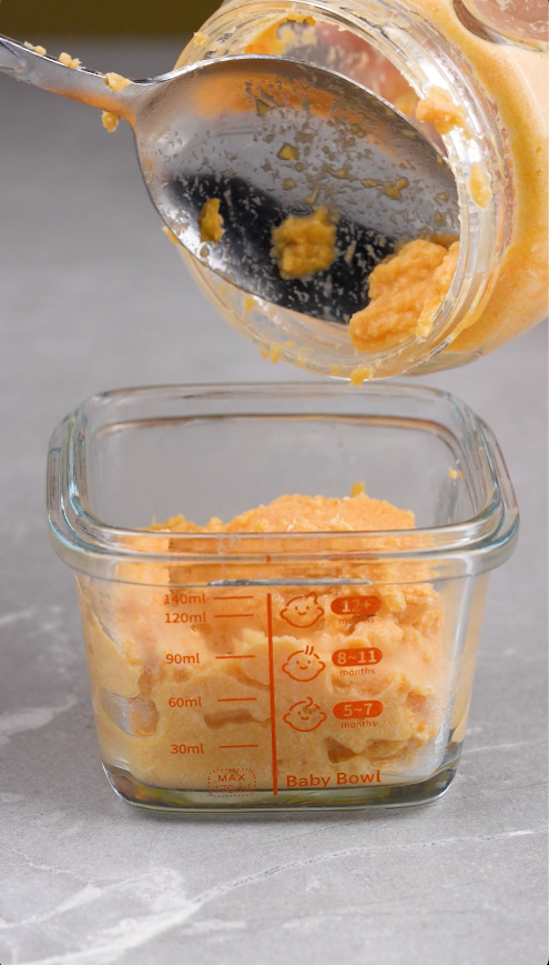 Chicken sweet potato puree